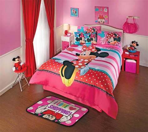 This pretty in pink digital mural featuring disney's most stylish icon minnie mouse is a great way to add a touch of personality to your child's bedroom or playroom wall. Bedroom Decor Ideas and Designs: Top Ten Minnie Mouse ...