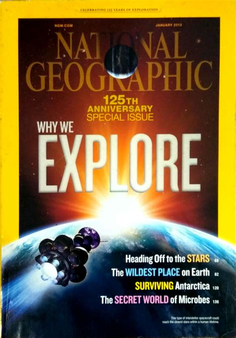 National Geographic January 2013 Books N Bobs