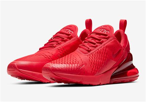 Nike Air Max 270 Triple Red Cv7544 600 Release Info