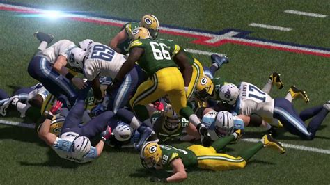 Madden Nfl 17 Huge Fumble Pile 22 Players Youtube