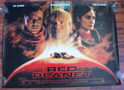 Red Planet 2000 Cinema Quad Poster A Val Kilmer Carrie Ann Moss