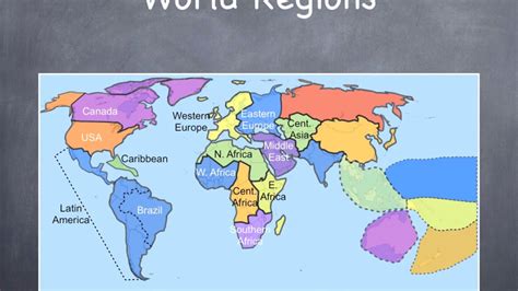 Regions Of The World Continents Youtube
