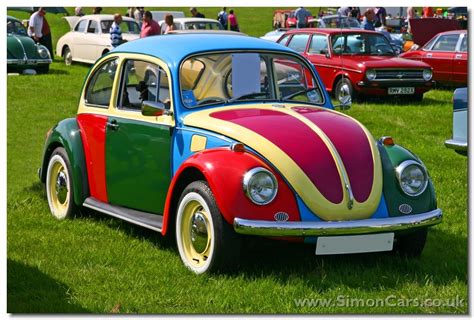 Multi Colored Vw Beetle Taryn H H Spivey Green Red Blue Yellow