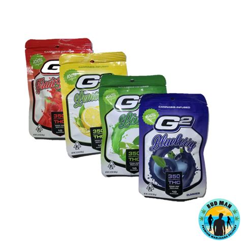 G2 Cannabis Infused Vegan Gummies 350mg Thc 10 Options Bud Man