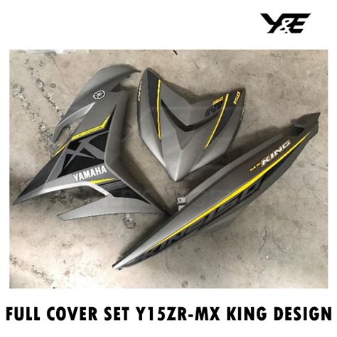 Rs150 rs150r engine cover coolant set+ free rim sticker. FULL COVER SET Y15ZR-MX KING DESIGN - Y&E Bikers World Sdn ...