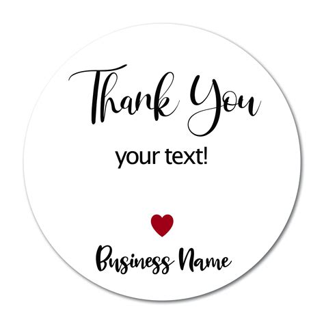 Buy Personalized Thank You Stickers Set Of 80 Custom Thank You For