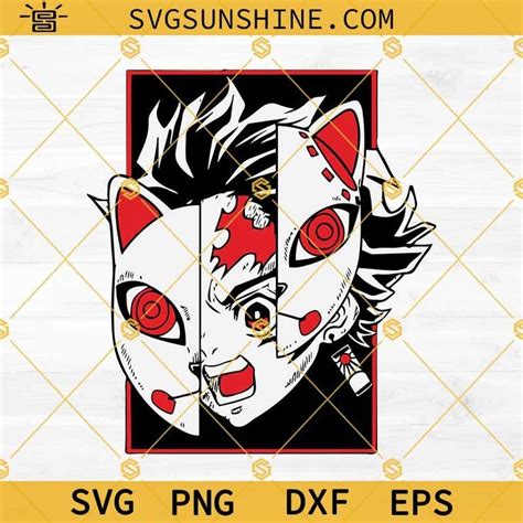 Demon Slayer Svg Kamado Tanjiro Svg Demon Slayer Tanjiro Svg Png Dxf