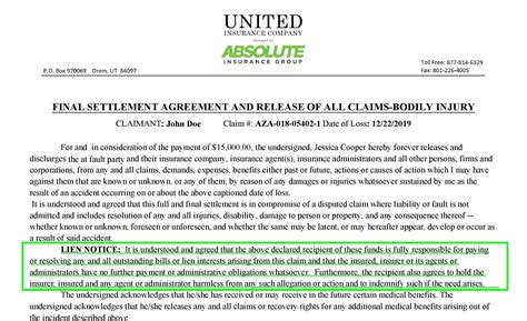 What Happens When You Sign a Release Agreement When Settling a Personal