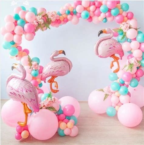 Decoracion De Fiestas De Flamingos Flamingo Birthday Theme Pink