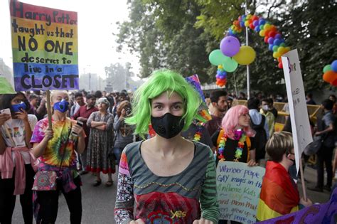 Hundreds Join Pride March In India Where Gay Sex Is Illegal