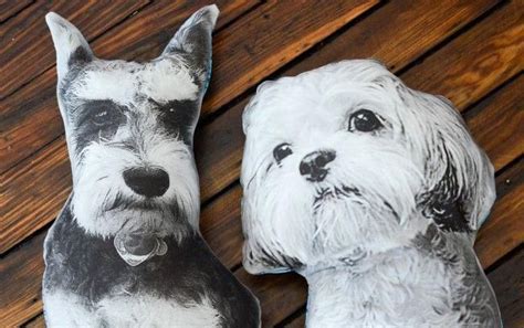 Handcrafted from the highest quality faux fur, our custom plush cuddle clones this product feeds 20 shelter pets. ho to make pillows that look like your dog | Diy dog ...