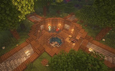 A Cozy Underground Survival Base Design For Minecraft Minecraftbuilds