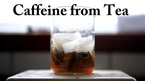 How To Extract Caffeine From Tea Classic Dcm Method Youtube