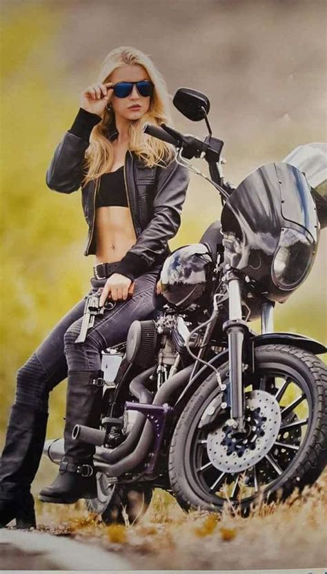 Bike Woman Motard Sexy Chicks On Bikes Biker Photoshoot Xjr