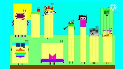 Numberblocks Band Retro 31 50 All Sounds Youtube Images And Photos Finder