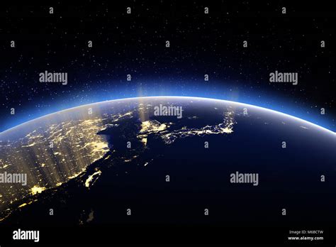 Earth From Space World Globe 3d Rendering Stock Photo Alamy