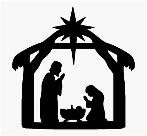 Nativity Scene Nativity Of Jesus Christmas Manger Clip Transparent