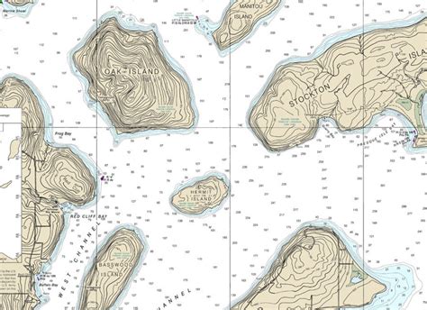 2014 Nautical Map Of Apostle Islands Lake Superior Etsy