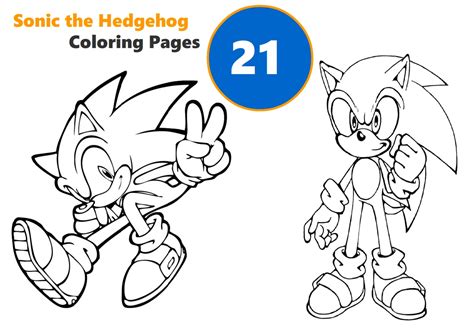 Download 21 Printable Sonic the Hedgehog Coloring Pages for Kids ...