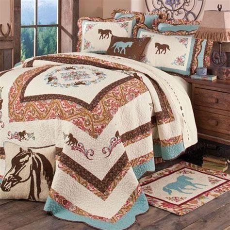 Rustic Horse Cla2609190b Bedding Sets Cowgirl Room Western Bedroom