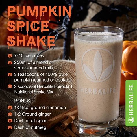 Try This Scarily Good Halloween Recipe Herbalife Shake Recipes
