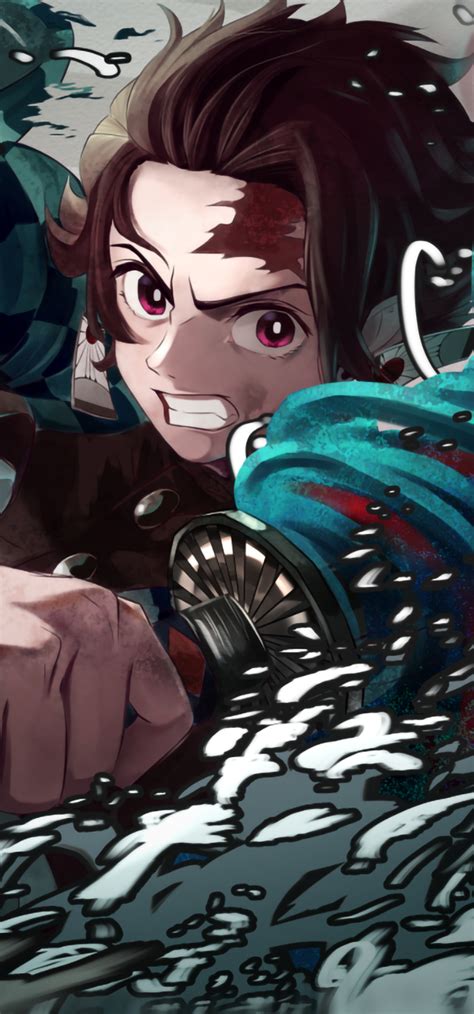 Reinvent chrome new tab page with coolthemestores. 1080x2312 Tanjirou Kamado From Demon Slayer 1080x2312 ...