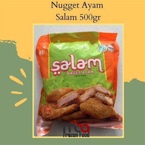 Jual Nugget Ayam Salam 500gr Frozen Food Shopee Indonesia