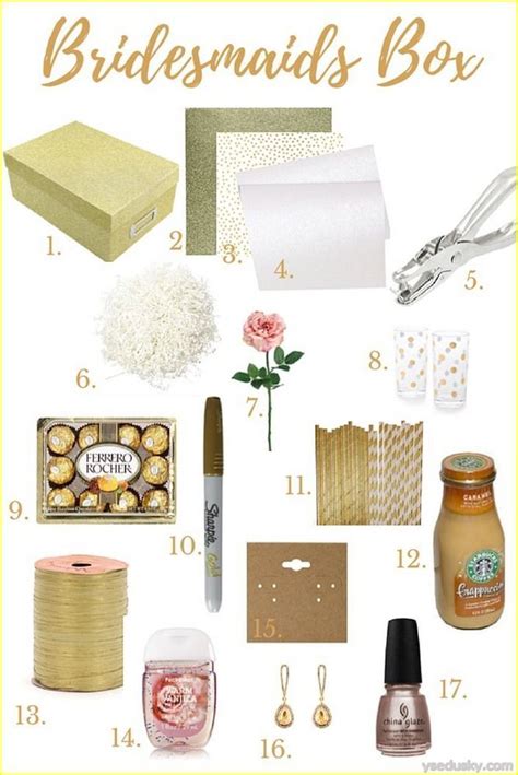 When it comes to giving a wedding gift (and how much to spend on that wedding gift), yes, your presence at the wedding may be present enough, but you should if you've attended other events, you perhaps can lower your wedding gift budget somewhat, keeping it within the $75 to $125 range. awesome 50 Best Bridesmaid Gifts DIY Cheap and Simple # ...