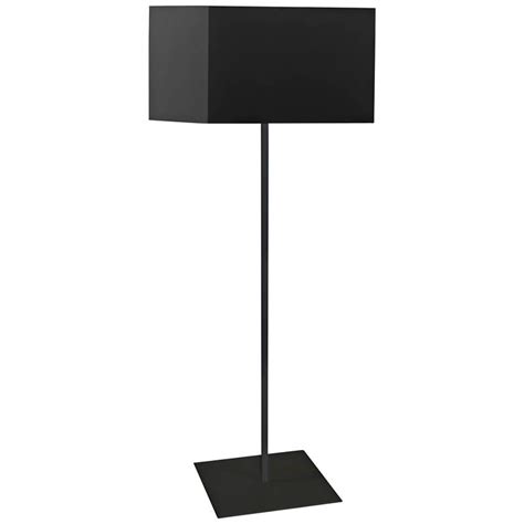Henn&hart metal pharmacy floor lamp with boom arm. Jude Matte Black Metal Square Shade Floor Lamp - #64G48 ...