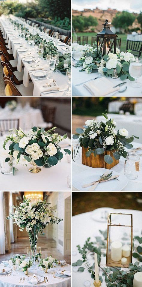 37 Romantic Greenery Wedding Centerpieces For 2020 Weddinginclude