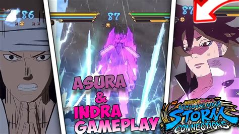 Indra Gon Be Fire Asura And Indra Gameplay Naruto X Boruto