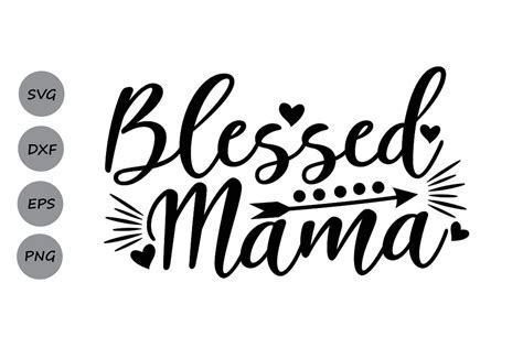 Blessed Mama Svg Graphic By Cosmosfineart · Creative Fabrica