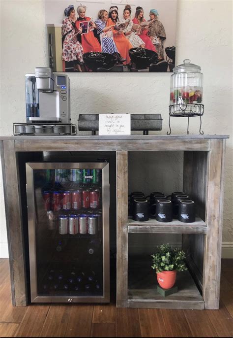 Check spelling or type a new query. Mini Fridge Table | Coffee bar home, Bars for home, Mini bar