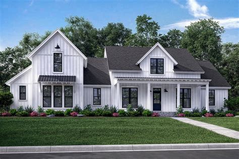 Farmhouse Style House Plan 4 Beds 35 Baths 2742 Sqft Plan 430 165