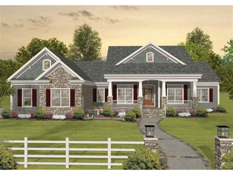 Craftsman One Story Ranch House Plans One Story Craftsman Style Exterior Craftsman Home Kits