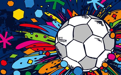 Soccer Art Creative Football Ball Hd Wallpaper Peakpx