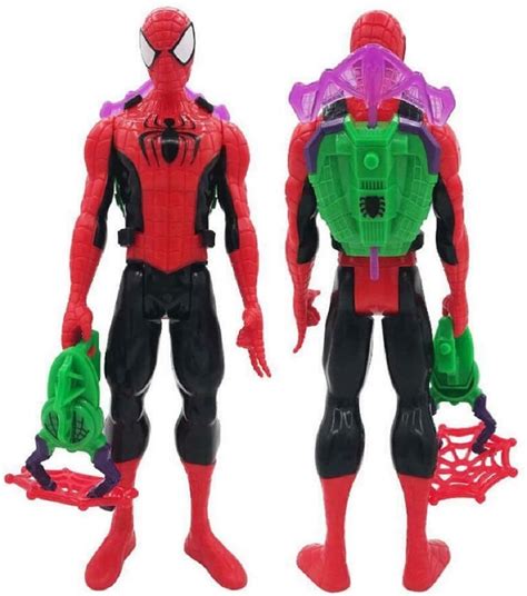 Marvel Ultimate Spider Man Titan Heroes Series Spider Man With Goblin Attack Gea Action