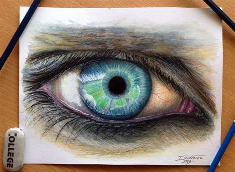 Desenho Uma Arte Os Olhos Veem O Mundo De Outra Forma