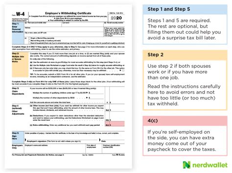 How To Fill Out Form W 4 Help Calculator And Faqs For 2020