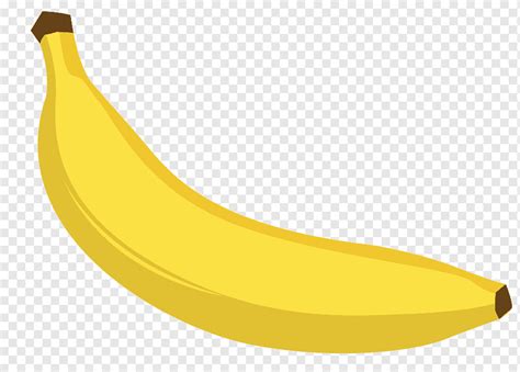 Plátano Un Plátano Comida Hojas De Banana Dibujos Animados Png