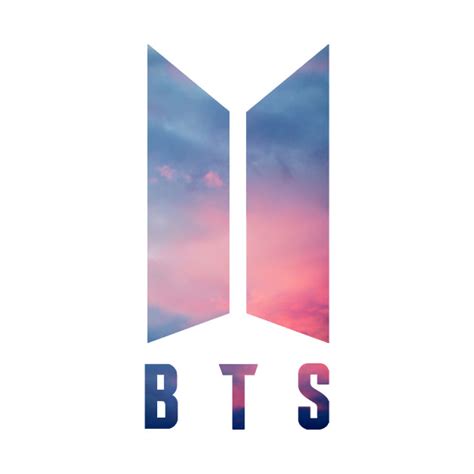 صور bts ـ bts فرقة فتيان كورية جنوبية، تميزت موسيقاهم بكونها خليط بين البوب الكوري، الهيب هوب، و الآر أند بي. BTS logo sky - Bts Logo Sky - T-Shirt | TeePublic