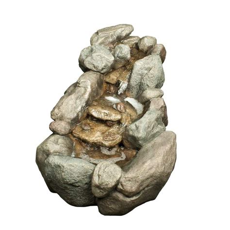 A garden fountain could be the finishing touch you need for your garden! Shop Garden Treasures River Rock Fountain at Lowes.com