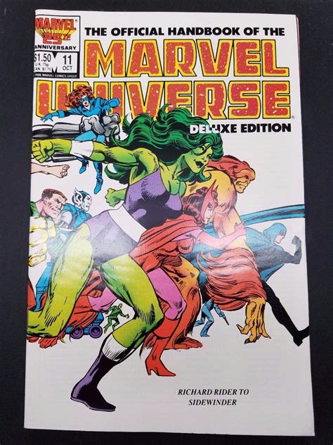 The Official Handbook Of The Marvel Universe Deluxe Edition October