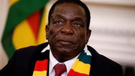 Zimbabwe Election President Mnangagwa Calls For Unity Bbc News