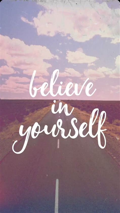 Believe In Yourself Road Picture Inspirational Background