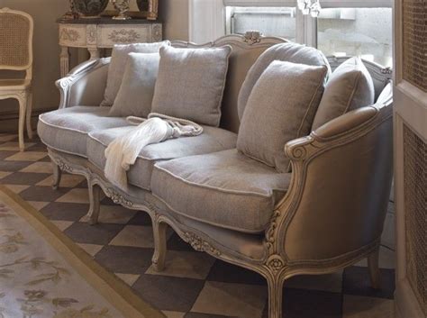 French sofas that are considered as a statement of style and uniqueness. french-style-sofa-in-linen-fabric-decorating-ideas-gray ...