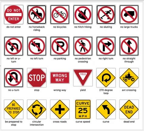Standard Traffic Signs MUTCD Compliant Traffic Safety Vlr Eng Br
