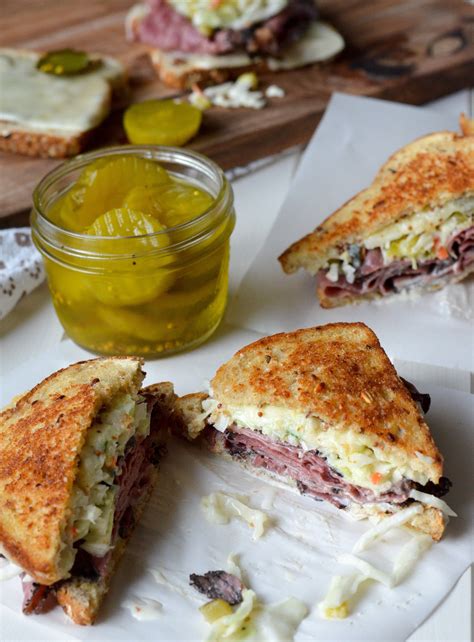 Maybe you would like to learn more about one of these? Hot Pastrami Sandwiches with Sweet Pickle Slaw | Pastrami ...
