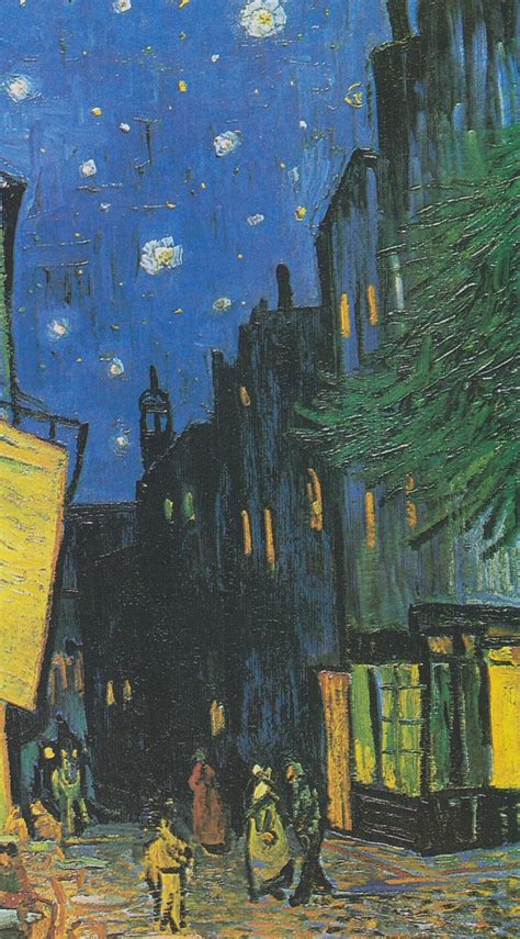 Caf Terrace At Night Van Gogh A Terrace At Night Painting