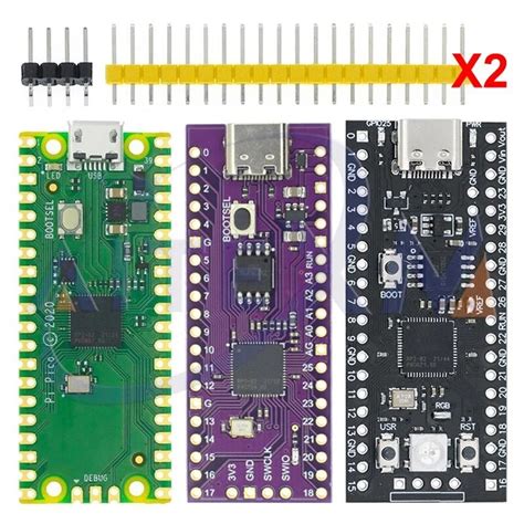 Raspberry Pi Pico Board Rp2040 Type C Micro Dual Core 264kb Arm Low